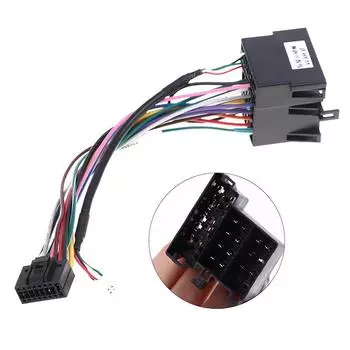 Android Car Radio Stereo GPS Central Автомобильный мультимедийный плеер Аксессуары Автомобильный аудиоплеер MP5 Кабель питания 16P Handheld