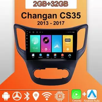 Android Carplay автомобильное радио для Changan CS35 2013 - 2017 мультимедийный плеер головное устройство стерео GPS навигация BT WIFI 2+32 ГБ 1+16GB