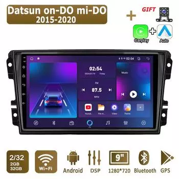 Android Carplay автомобильное радио для Datsun on-DO mi-DO 2015-2020 мультимедийный проигрыватель головное устройство стерео GPS навигация BT WIFI 2+32 ГБ 1+16GB