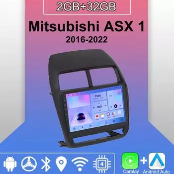 Android Carplay автомобильное радио для Mitsubishi ASX 1 2016-2022 мультимедийный проигрыватель головное устройство стерео GPS навигация BT WIFI 2+32 ГБ 1+16GB