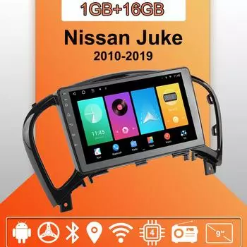 Android Carplay автомобильное радио для Nissan Juke 2010-2019 мультимедийный проигрыватель головное устройство стерео GPS навигация BT WIFI 2+32 ГБ 1+16GB,A