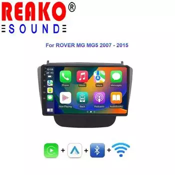 Android Carplay автомобильное радио для ROVER MG MG5 2007 - 2015 DVD CPU GPS мультимедийный плеер навигация HDR IPS экран нет 2din 4 core 1GB+32GB carplay