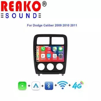 Android для Dodge Caliber 2010 2011 2012 Авто Стерео Сенсорный Экран ТВ Навигация Радио Видео Плеер GPS Bluetooth WIFI DSP 4 core 1GB+32GB carplay