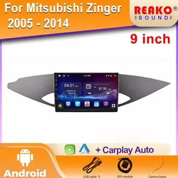 Android для Mitsubishi Zinger 2005 - 2014 Автомобильный Радио Мультимедиа Видео Плеер Навигация GPS Беспроводной Carplay Экран Стерео 4 core 1GB+32GB carplay