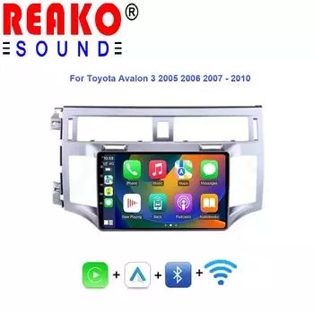 Android для Toyota Avalon 3 2005 2006 2007 - 2010 Автомобильный радиоприемник Навигация Мультимедийный проигрыватель Стерео GPS WiFi+4G DSP Carplay+Auto 4 core 1GB+32GB carplay