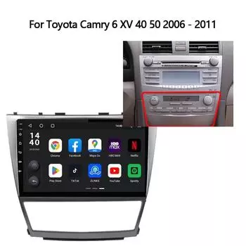Android для Toyota Camry 40 2006-2011 DSP GPS автомобильный радиоприемник мультимедийный видеоплеер авторадио стерео головное устройство WIFI 1+32