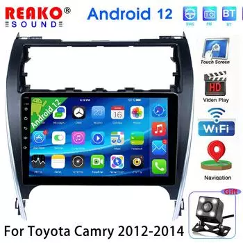 Android для Toyota Camry 7 XV 50 55 2012-2014 Автомобильный радиоприемник Мультимедийный видеоплеер GPS-навигация Wi-Fi DSP RDS 1+32 4D