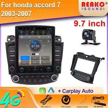Android IPS DSP автомобильный DVD-плеер для honda accord 7 2003-2007 автомобильный android стерео WIFI GPS радио SWC 8 core 2GB+32GB