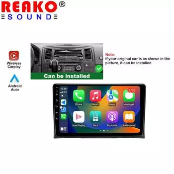 Android OS GPS Navi Car Multimedia Radio Player для Volkswagen Multivan T5 2003 - 2015 Bluetooth 4G Wireless Carplay DSP Stereo 4-core 1+32CP
