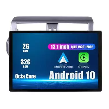 Android Радио 13,1 автомобильное стереонавигационное головное устройство мультимедийный плеер GPS для Toyota Landcruiser Prado 14-17, если применимо 13.1 оранжевый