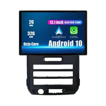 Android Радио 13,1 Автомобильное стереонавигационное головное устройство Мультимедийный плеер GPS для Ford F150 Raptor 2009-2012 13.1 оранжевый