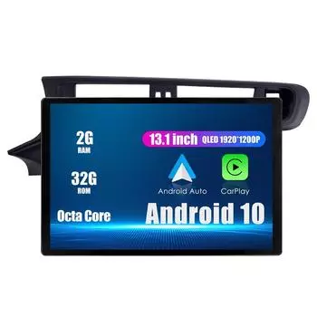 Android Радио 13,1 Автомобильное стереонавигационное головное устройство Мультимедийный плеер GPS для Citroen C3-Xr 2014-2018 13.1 оранжевый