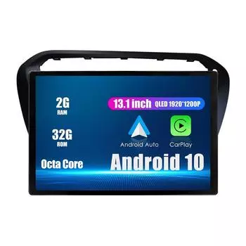 Android Радио 13,1 Автомобильное стереонавигационное головное устройство Мультимедийный плеер GPS для Peugeot 301 2013-2016 13.1 оранжевый