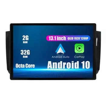 Android Радио 13,1 Автомобильное стереонавигационное головное устройство Мультимедийный плеер GPS для Toyota Alza 2010-2017 13.1 оранжевый