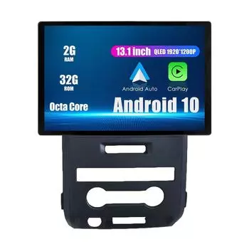 Android Радио 13,1 Автомобильное стереонавигационное головное устройство Мультимедийный плеер GPS для Ford F150 Raptor 2009-2012 13.1 оранжевый