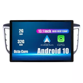 Android Радио 13,1 Автомобильное стереонавигационное головное устройство Мультимедийный плеер GPS для Hyundai Ix25 2014-2020 13.1 оранжевый