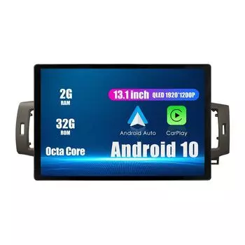 Android-радио 13,1-дюймовое автомобильное стереонавигационное головное устройство мультимедийный плеер GPS для Toyota Corolla 2006 13.1 оранжевый