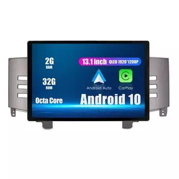 Android-радио 13,1-дюймовое автомобильное стереонавигационное головное устройство мультимедийный плеер GPS для Toyota Reiz 2005-2009 13.1 оранжевый