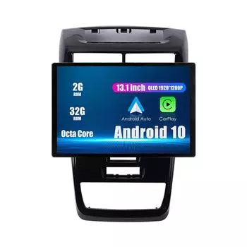 Android-радио 13,1-дюймовое автомобильное стереонавигационное головное устройство мультимедийный плеер GPS для Toyota Avanza 2019 13.1 оранжевый