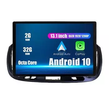 Android-радио 13,1-дюймовое автомобильное стереонавигационное головное устройство мультимедийный плеер GPS для Fiat Uno 2015 13.1 оранжевый