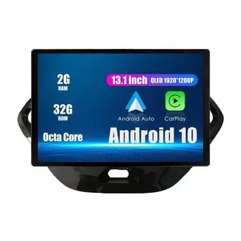 Android-радио 13,1-дюймовое автомобильное стереонавигационное головное устройство мультимедийный плеер GPS для Ford Figo 13.1 оранжевый