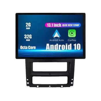 Android-радио 13,1-дюймовое автомобильное стереонавигационное головное устройство мультимедийный плеер GPS для Peugeot 405 13.1 оранжевый