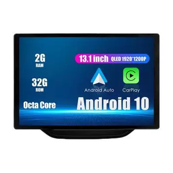 Android-радио 13,1-дюймовое автомобильное стереонавигационное головное устройство мультимедийный плеер GPS для Proton Personairiz 13.1 оранжевый