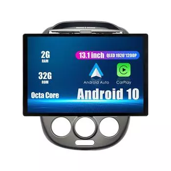 Android-радио 13,1-дюймовое автомобильное стереонавигационное головное устройство мультимедийный плеер GPS для Proton Exora 13.1 оранжевый