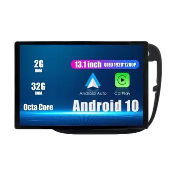 Android-радио 13,1-дюймовое автомобильное стереонавигационное головное устройство мультимедийный плеер GPS для Honda Civic 1998-2000 гг. 13.1 оранжевый