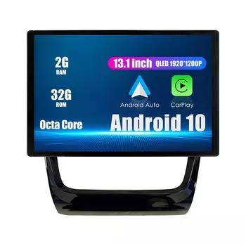 Android Радио 13,1-дюймовое автомобильное стереонавигационное головное устройство Мультимедийный плеер GPS для Vw Golf Gc 13.1 оранжевый