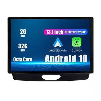 Android-радио 13,1-дюймовое автомобильное стереонавигационное головное устройство мультимедийный плеер GPS для Ford Everest 2015-2018 13.1 оранжевый