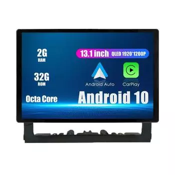 Android Радио 13,1 Головное стерео навигационное головное устройство Мультимедийный плеер GPS для Toyota Land Cruiser 2016-2020 13.1 оранжевый