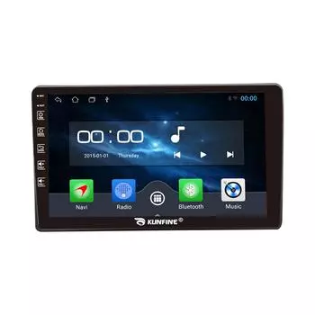 Android Радио CarPlay/Android Auto Автомобильный Навигатор Мультимедийный Плеер GPS RDS DSP Стерео Для Mahindra Thar 9 Inch чёрный