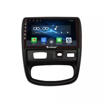 Android Радио CarPlay/Android Авто Автомобильная Навигация Мультимедийный Плеер GPS RDS DSP Стерео Для Renault Duster 2012 9 Inch чёрный
