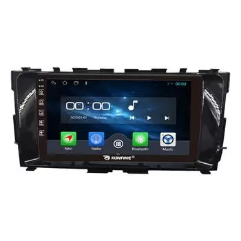 Android Радио CarPlay/Android Авто Автомобильная Навигация Мультимедийный Плеер GPS RDS DSP Стерео Для Nissan Atima 2018-2021 9 Inch чёрный