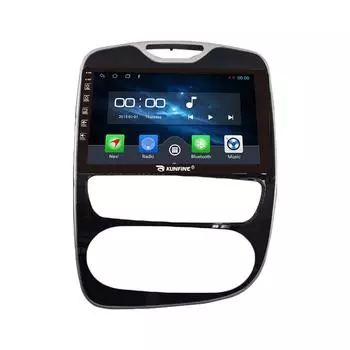 Android Радио CarPlay/Android Авто Автомобильная Навигация Мультимедийный Плеер GPS RDS DSP Стерео Для Renault Clio 2016-2018 10 Inch чёрный