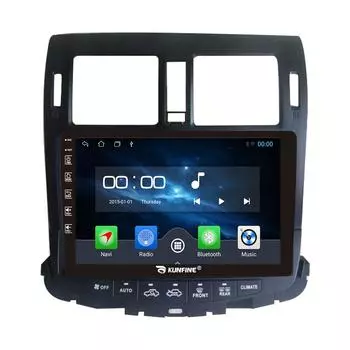 Android Радио CarPlay/Android Авто Автомобильная Навигация Мультимедийный Плеер GPS RDS DSP Стерео Для Toyota Crown 2010-2013 10 Inch чёрный