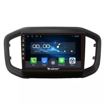 Android Радио CarPlay/Android Авто Автомобильная Навигация Мультимедийный Плеер GPS RDS DSP Стерео Для Fiat Strada 2021 9 Inch чёрный