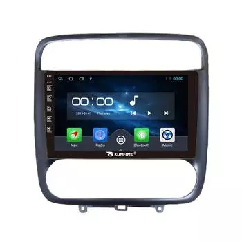 Android Радио CarPlay/Android Авто Автомобильная Навигация Мультимедийный Плеер GPS RDS DSP Стерео Для Honda Stream 2001-2004 9 Inch чёрный
