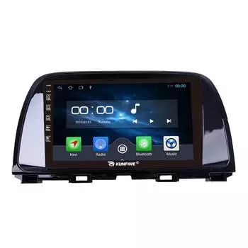 Android Радио CarPlay/Android Авто Автомобильная Навигация Мультимедийный Плеер GPS RDS DSP Стерео Для Mazda 6 Atenza 2013-2016 9 Inch чёрный