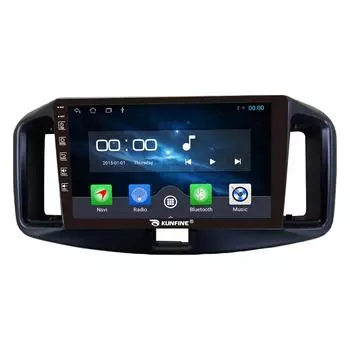 Android Радио CarPlay/Android Авто Автомобильная Навигация Мультимедийный Плеер GPS RDS DSP Стерео Для Daihatsu Mira 2013-2017 9 Inch чёрный
