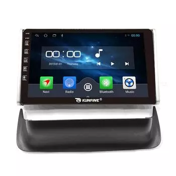 Android-радио CarPlay/Android Авто Автомобильная навигация Мультимедийный плеер GPS RDS DSP Стерео для Toyota Rav4 2018-2020 10 Inch чёрный