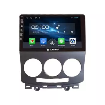 Android Радио CarPlay/Android Авто Автомобильная Навигация Мультимедийный Плеер GPS RDS DSP Стерео Для Mazda 5 2008-2012 9 Inch чёрный