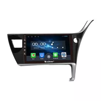 Android Радио CarPlay/Android Авто Автомобильная Навигация Мультимедийный Плеер GPS RDS DSP Стерео Для Toyota Corolla 2017 2018 10 Inch чёрный