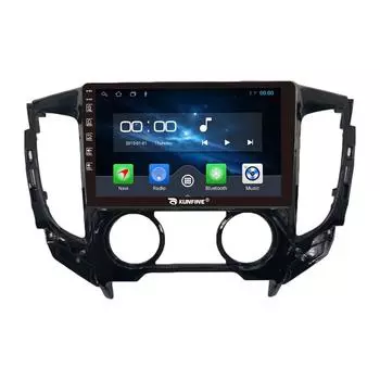 Android Радио CarPlay/Android Авто Автомобильная Навигация Мультимедийный Плеер GPS RDS DSP Стерео Для Mitsubishi Triton 2015-2019 9 Inch чёрный