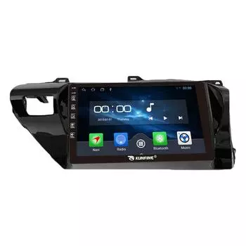 Android Радио CarPlay/Android Авто Автомобильная Навигация Мультимедийный Плеер GPS RDS DSP Стерео Для Toyota Hilux 2015-2020 10 Inch чёрный