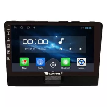 Android Радио CarPlay/Android Авто Автомобильная навигация Мультимедийный плеер GPS RDS DSP Стерео для Suzuki Wagon-R 2010-2017 9 Inch чёрный