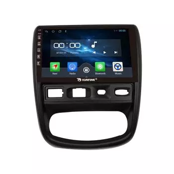 Android Радио CarPlay/Android Авто Автомобильная Навигация Мультимедийный Плеер GPS RDS DSP Стерео Для Renault Duster 2014 9 Inch чёрный