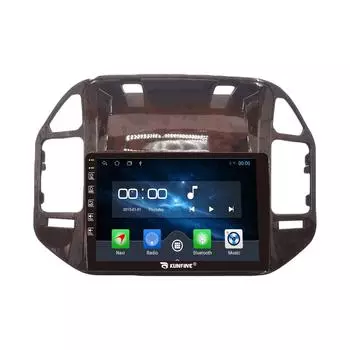 Android Радио CarPlay/Android Авто Автомобильная навигация Мультимедийный плеер GPS RDS DSP Стерео Для Mitsubishi Pajero V73 2004-2011 9 Inch чёрный
