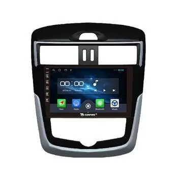 Android Радио CarPlay/Android Авто Автомобильная Навигация Мультимедийный Плеер GPS RDS DSP Стерео Для Nissan Tiida 2016-2019 9 Inch чёрный